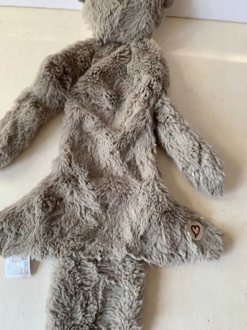 SLUMBERKINS LIGHT GRAY WHITE OTTER SNUGGER STUFFED ANIMAL PLUSH  18
